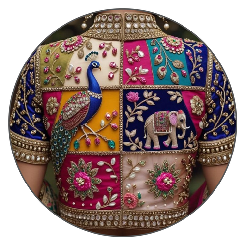 Handwork Blouse Peace