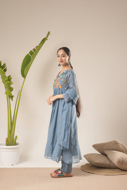 BESTSELLER Wild orchid Set /Lovestory Suit (Ready Stock)