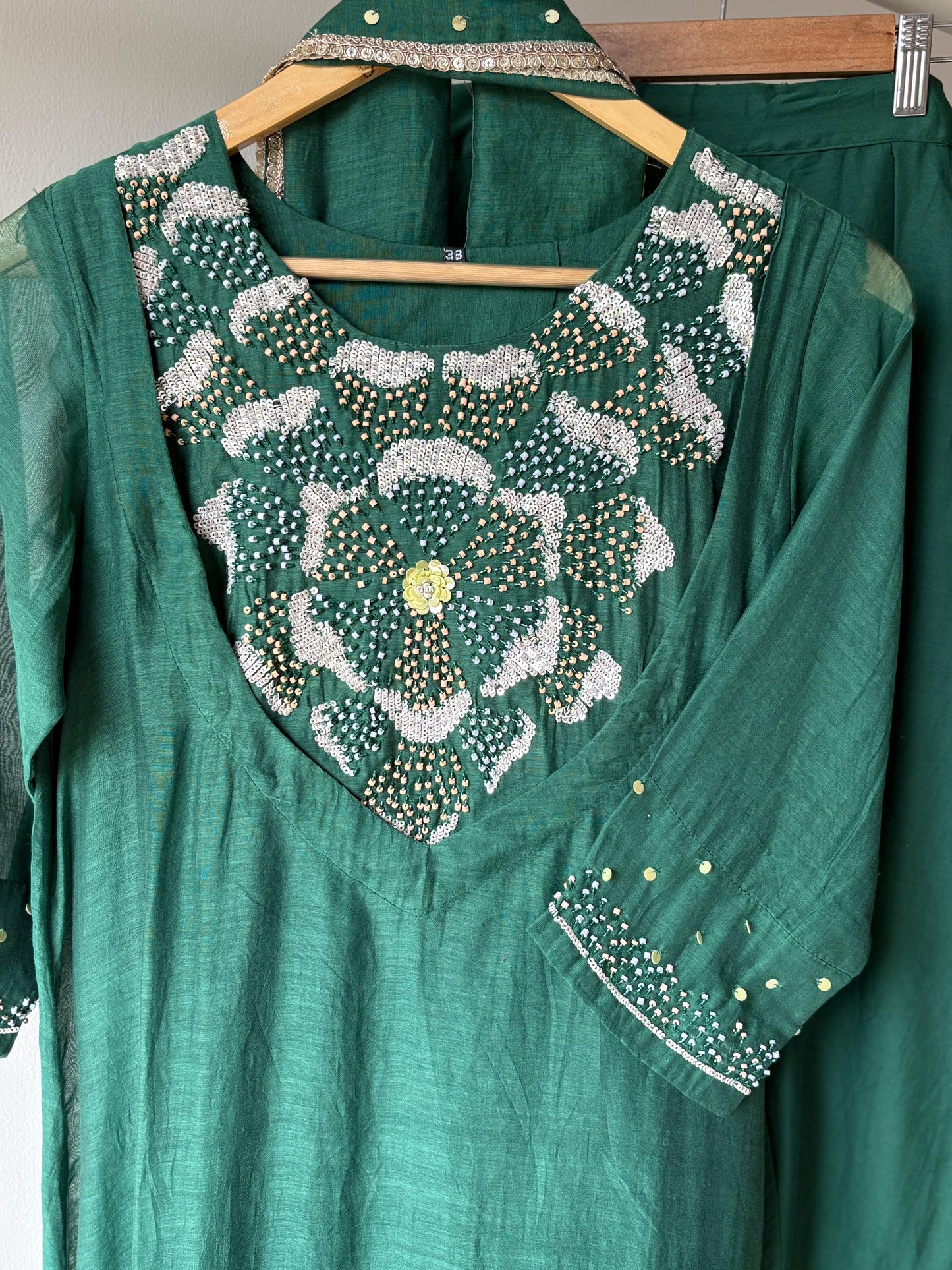 Jodhpuriya Double layer Kurti set ( Ready To Ship)