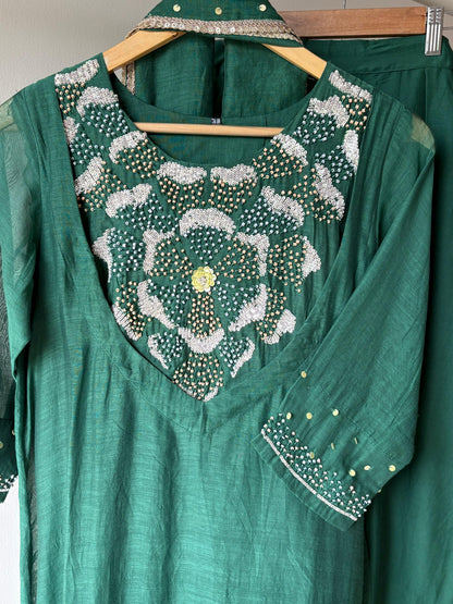 Jodhpuriya Double layer Kurti set ( Ready To Ship)