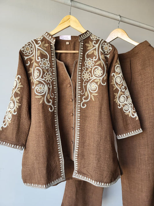 Coffee bean Co-ord set