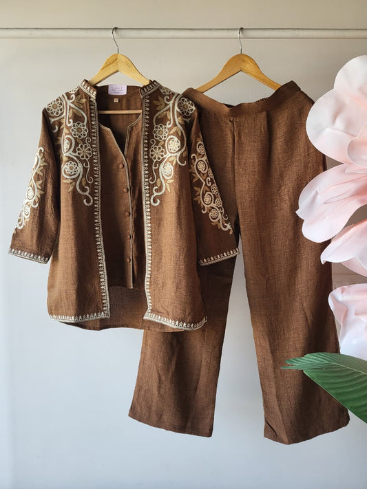 Coffee bean Co-ord set